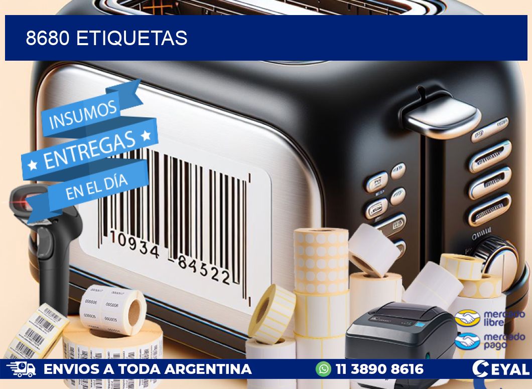 8680 ETIQUETAS