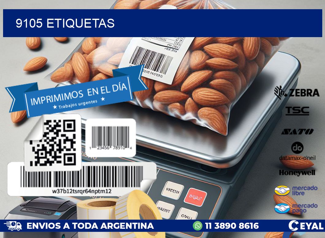 9105 ETIQUETAS