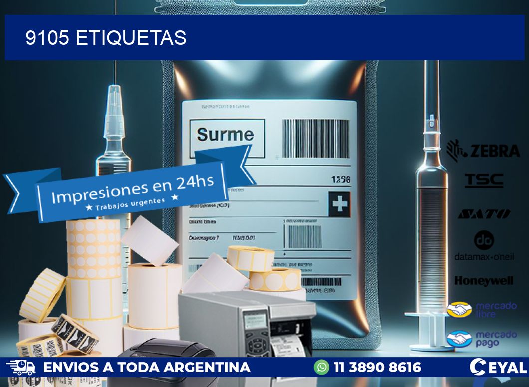 9105 ETIQUETAS