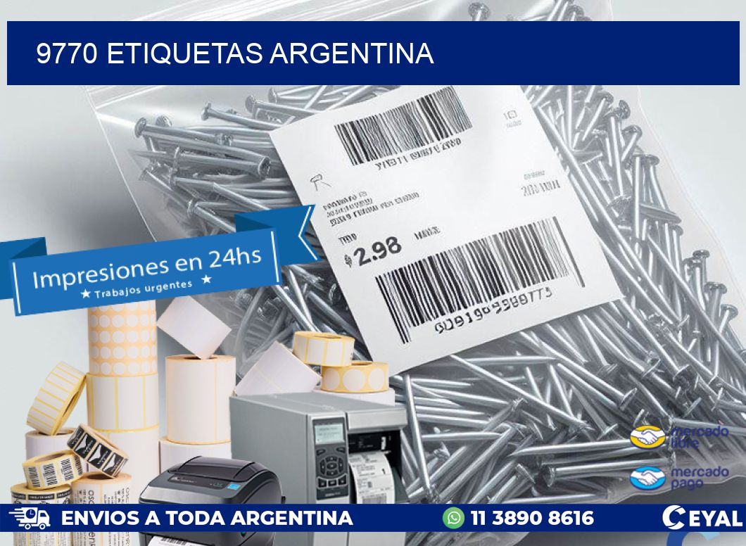 9770 ETIQUETAS ARGENTINA