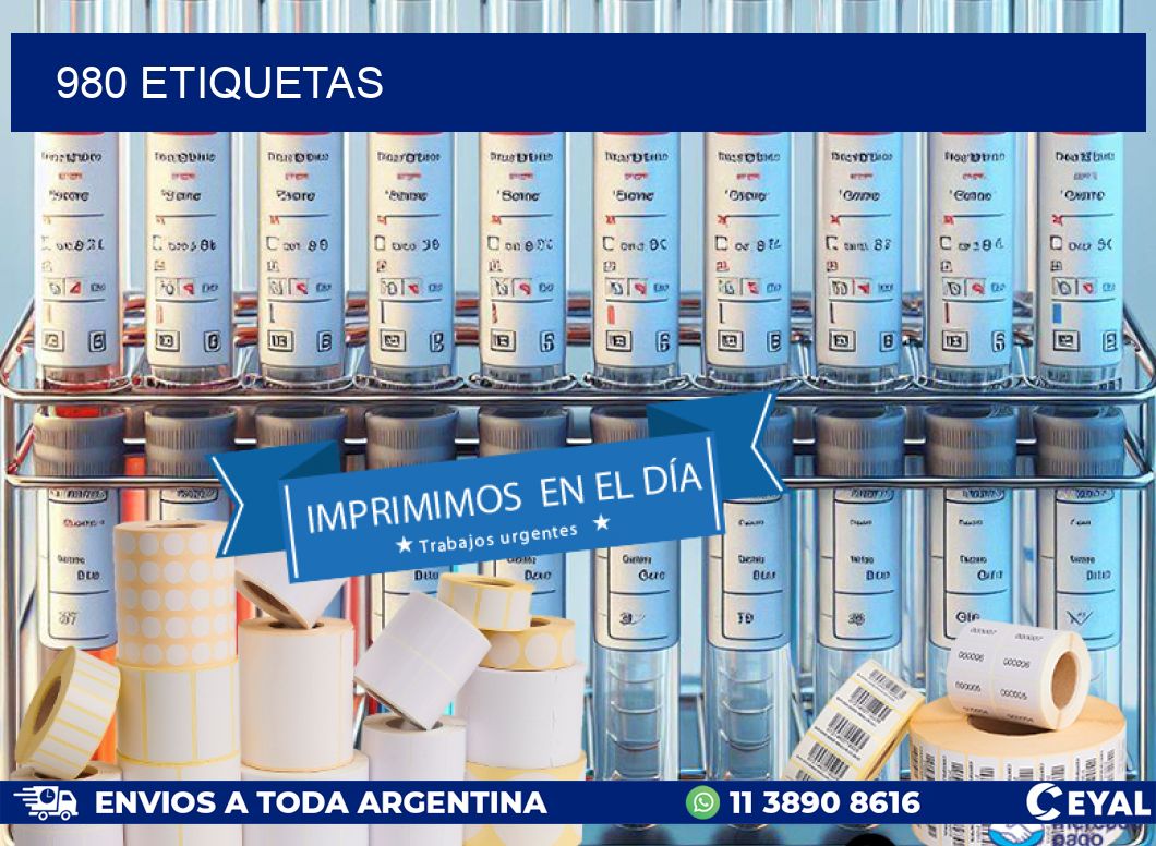 980 ETIQUETAS