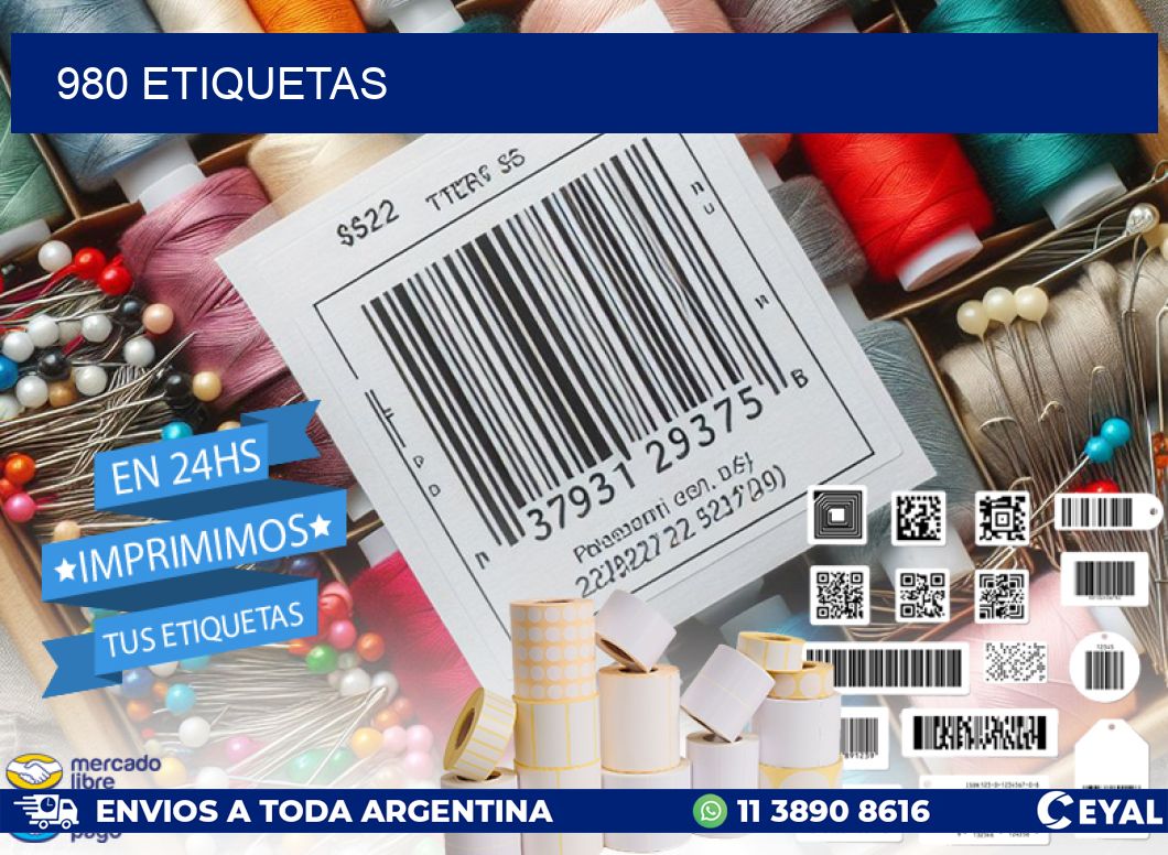 980 ETIQUETAS