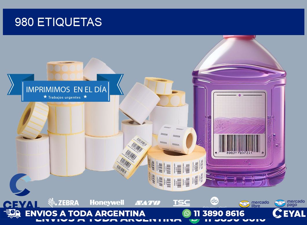 980 ETIQUETAS