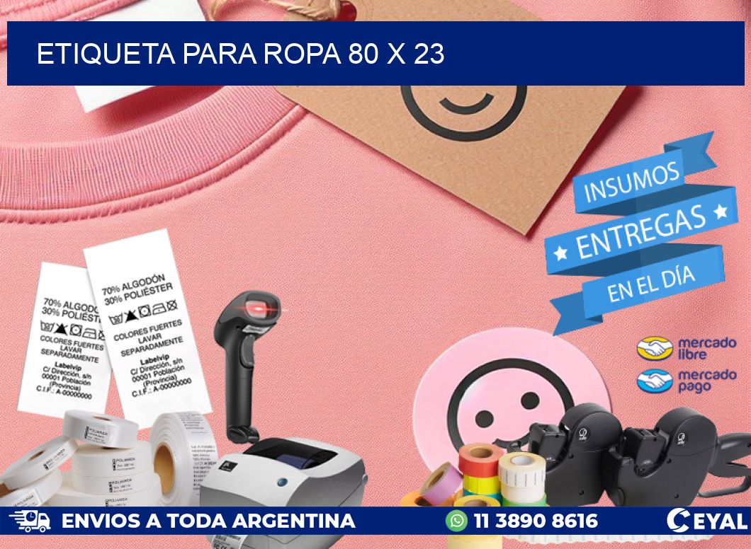 ETIQUETA PARA ROPA 80 x 23