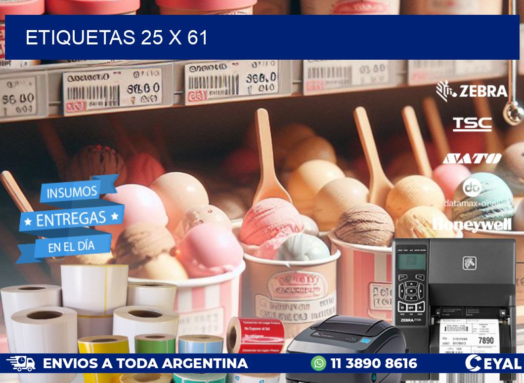 ETIQUETAS 25 x 61