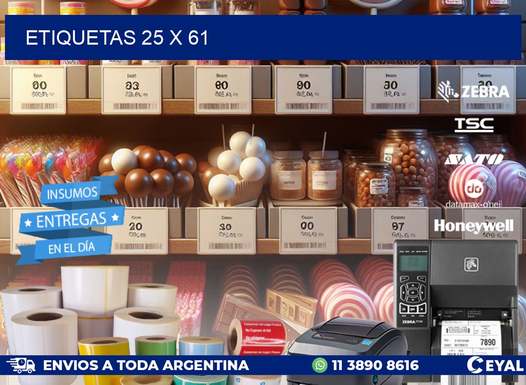 ETIQUETAS 25 x 61