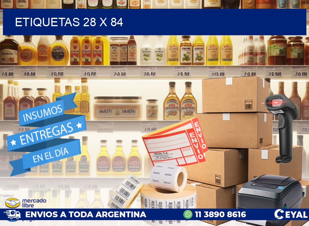 ETIQUETAS 28 x 84
