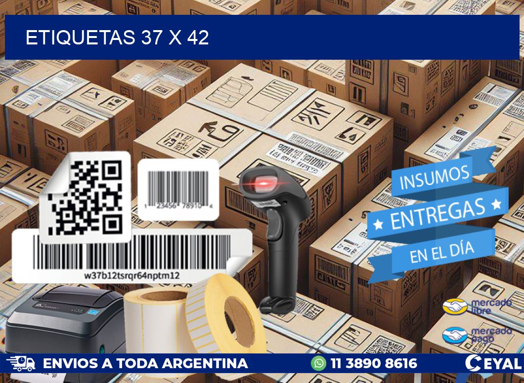 ETIQUETAS 37 x 42