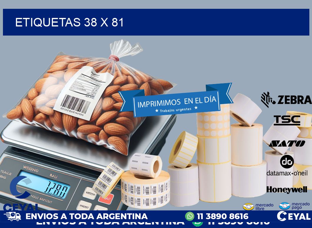 ETIQUETAS 38 x 81