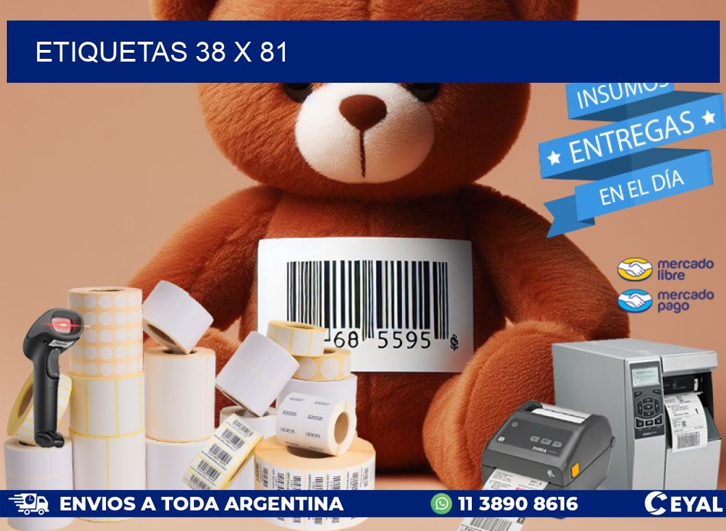 ETIQUETAS 38 x 81