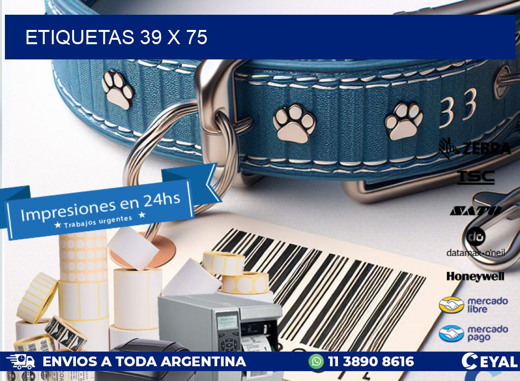 ETIQUETAS 39 x 75