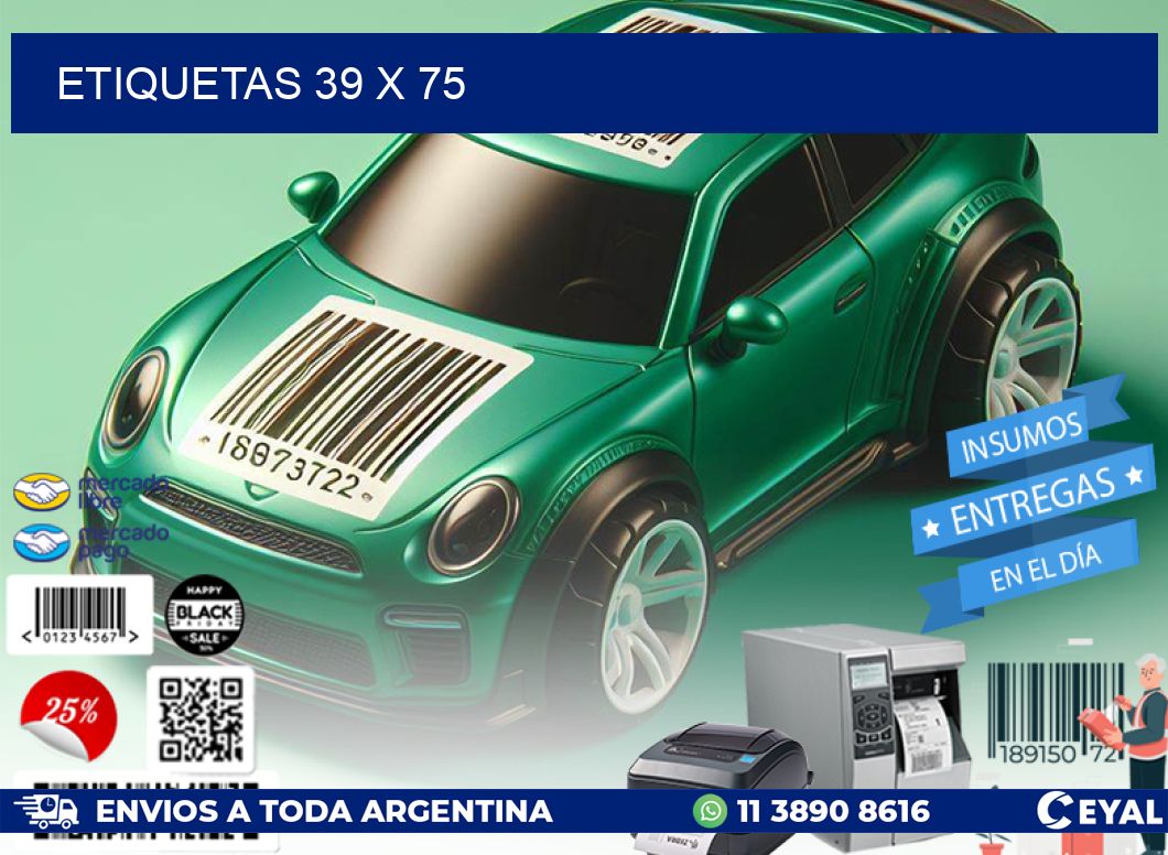 ETIQUETAS 39 x 75