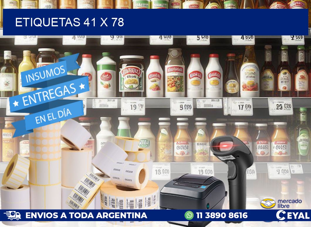 ETIQUETAS 41 x 78
