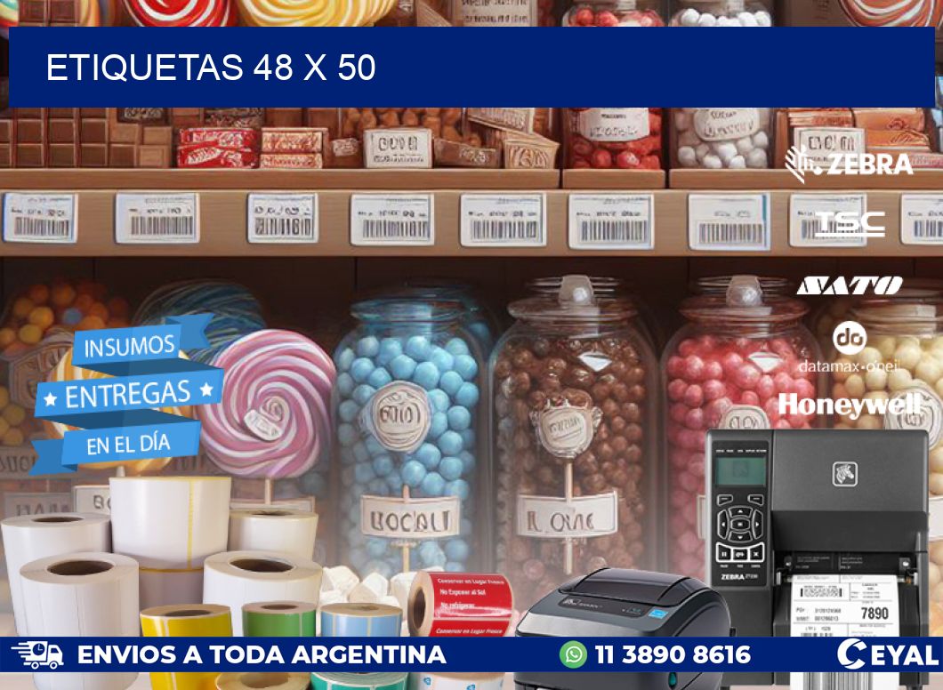 ETIQUETAS 48 x 50