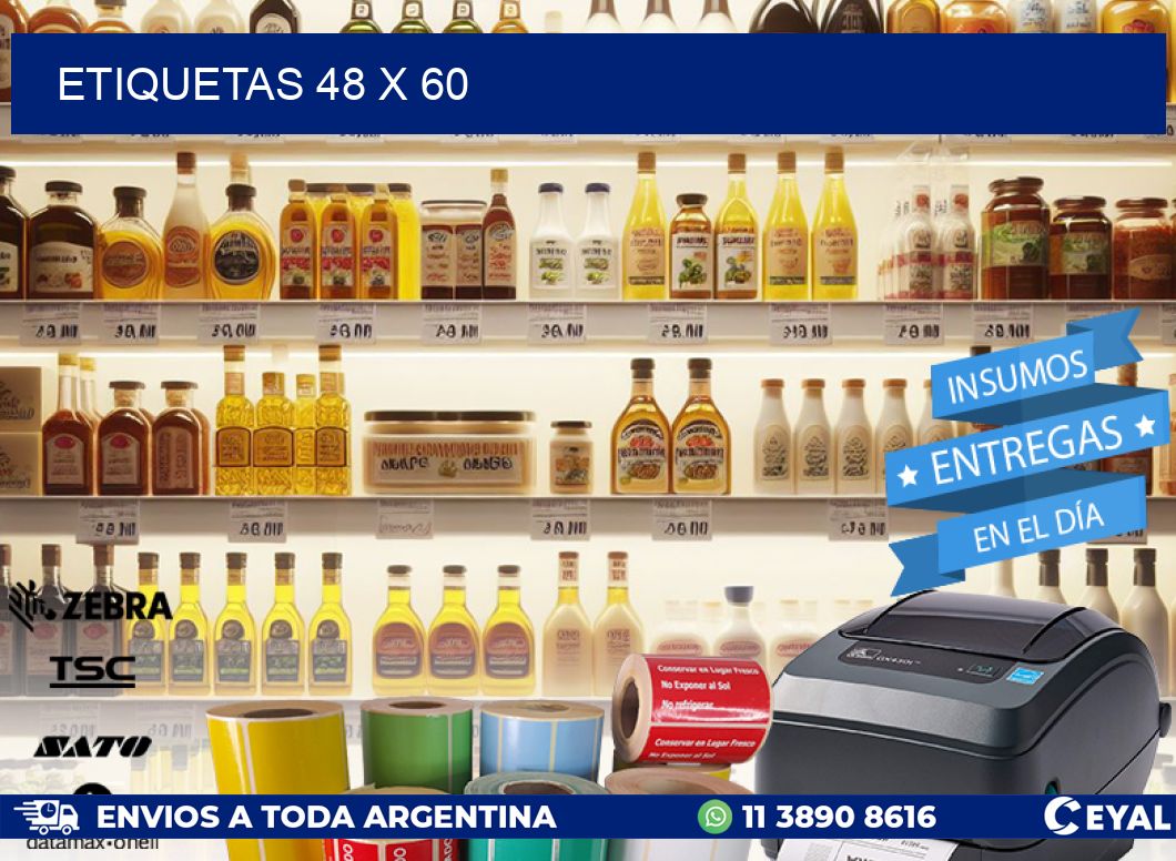 ETIQUETAS 48 x 60