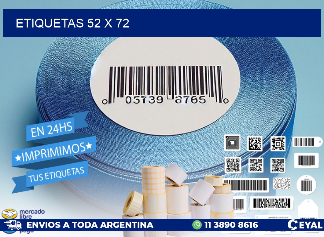 ETIQUETAS 52 x 72