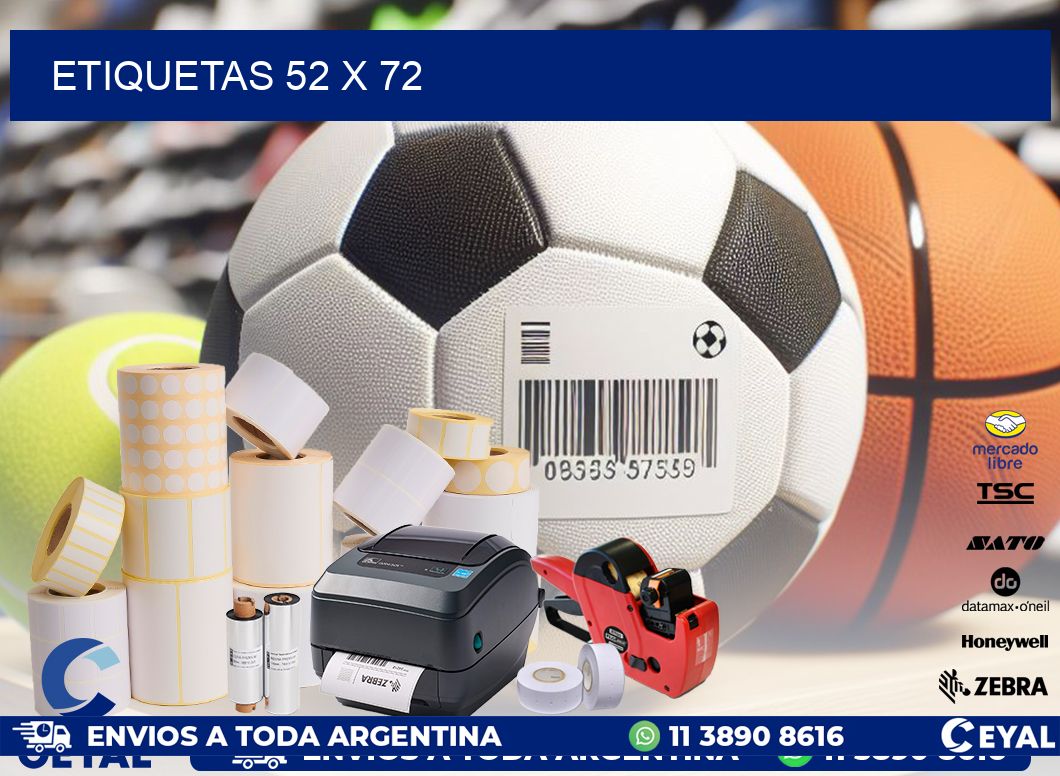 ETIQUETAS 52 x 72