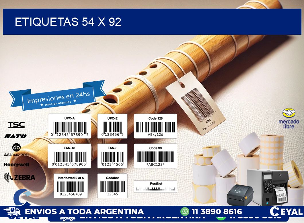 ETIQUETAS 54 x 92