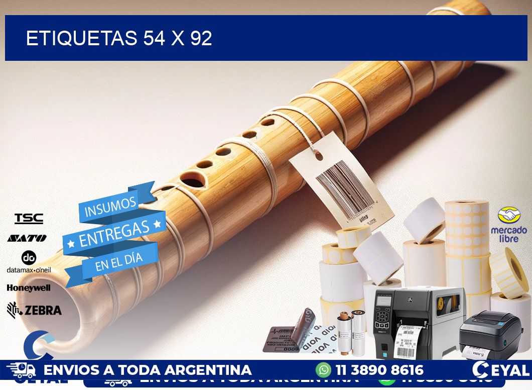 ETIQUETAS 54 x 92
