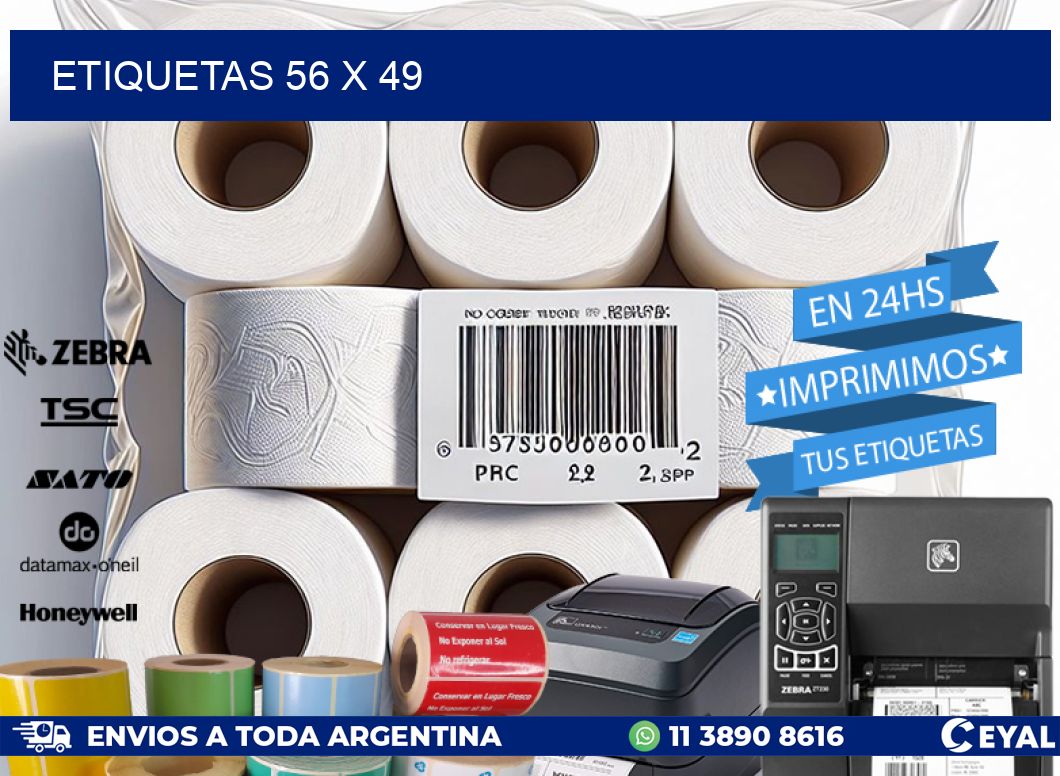 ETIQUETAS 56 x 49