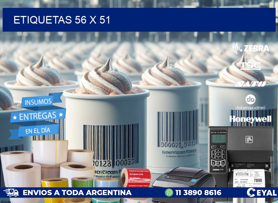 ETIQUETAS 56 x 51