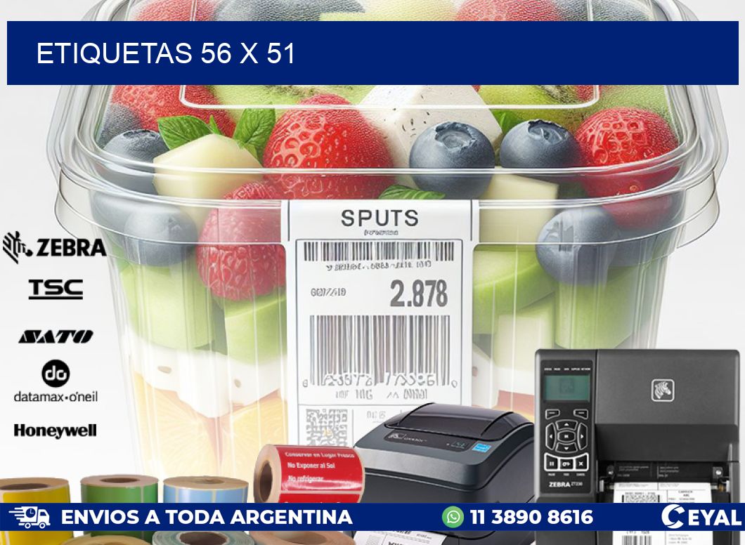 ETIQUETAS 56 x 51