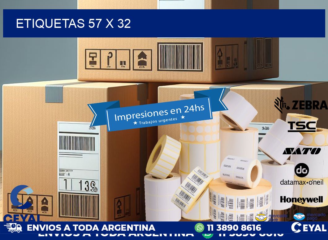 ETIQUETAS 57 x 32