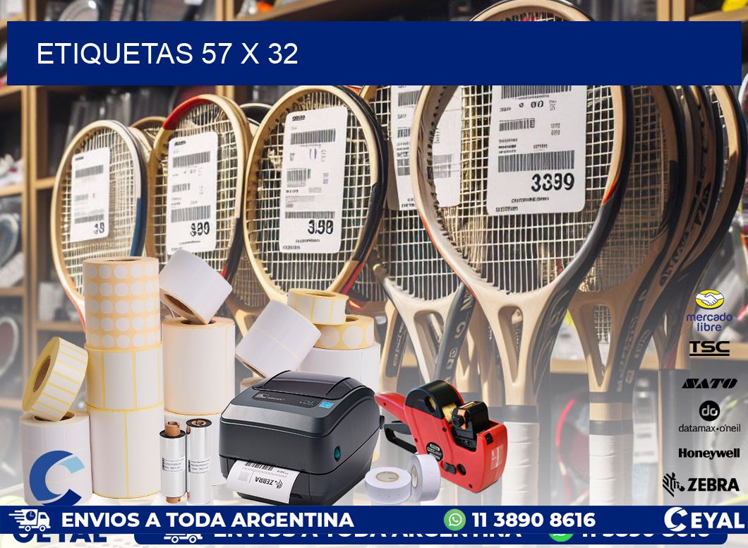 ETIQUETAS 57 x 32