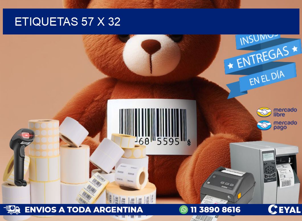 ETIQUETAS 57 x 32