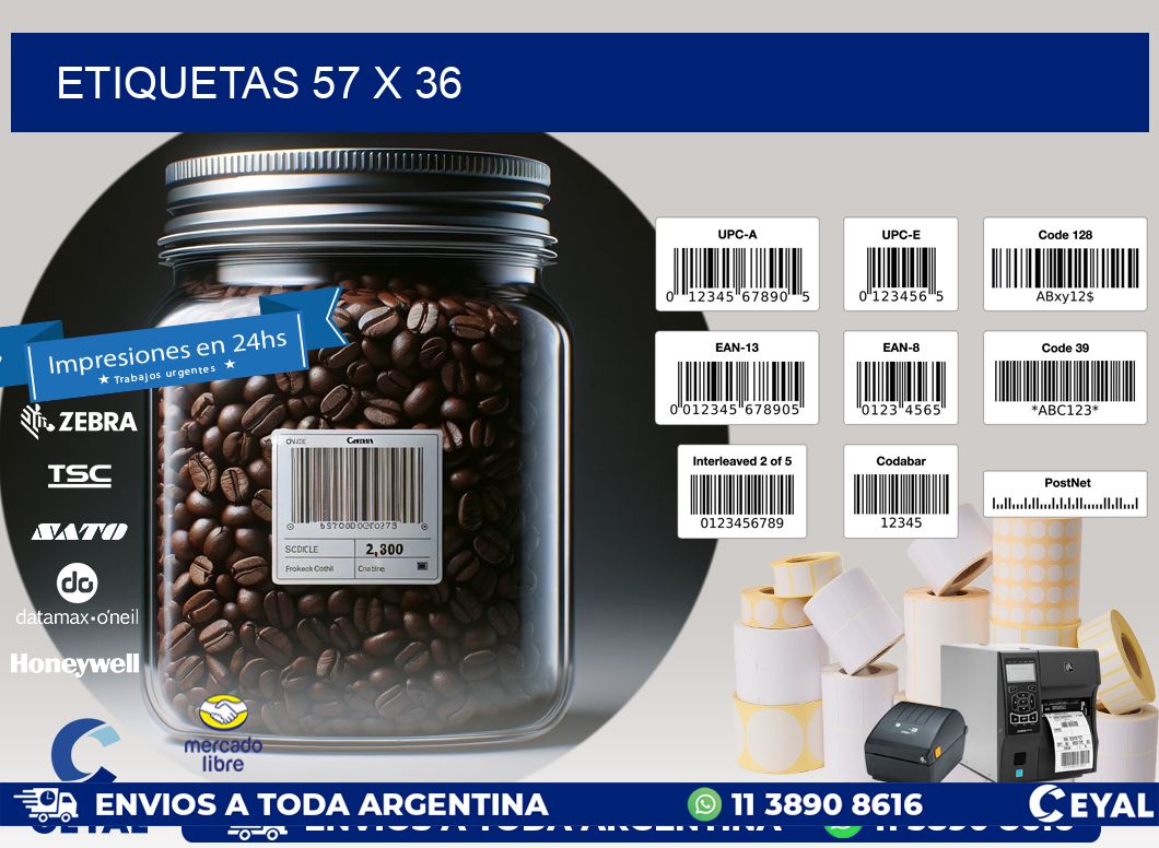 ETIQUETAS 57 x 36