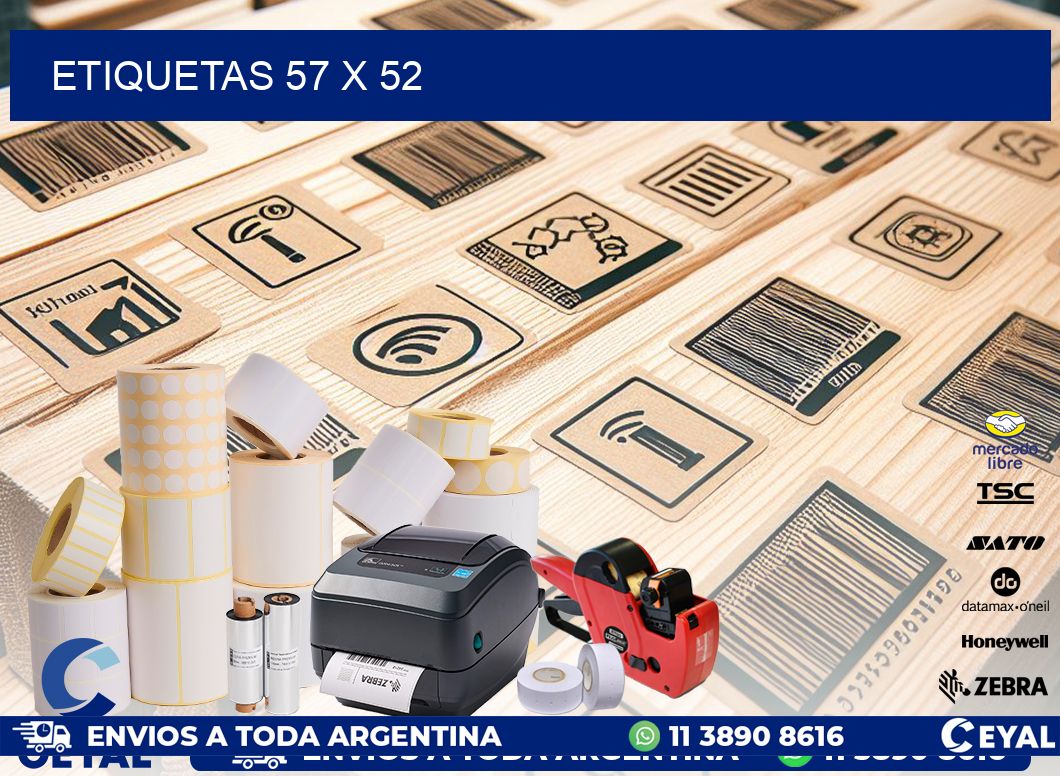 ETIQUETAS 57 x 52
