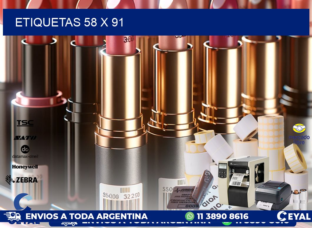 ETIQUETAS 58 x 91