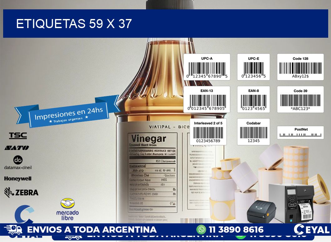 ETIQUETAS 59 x 37