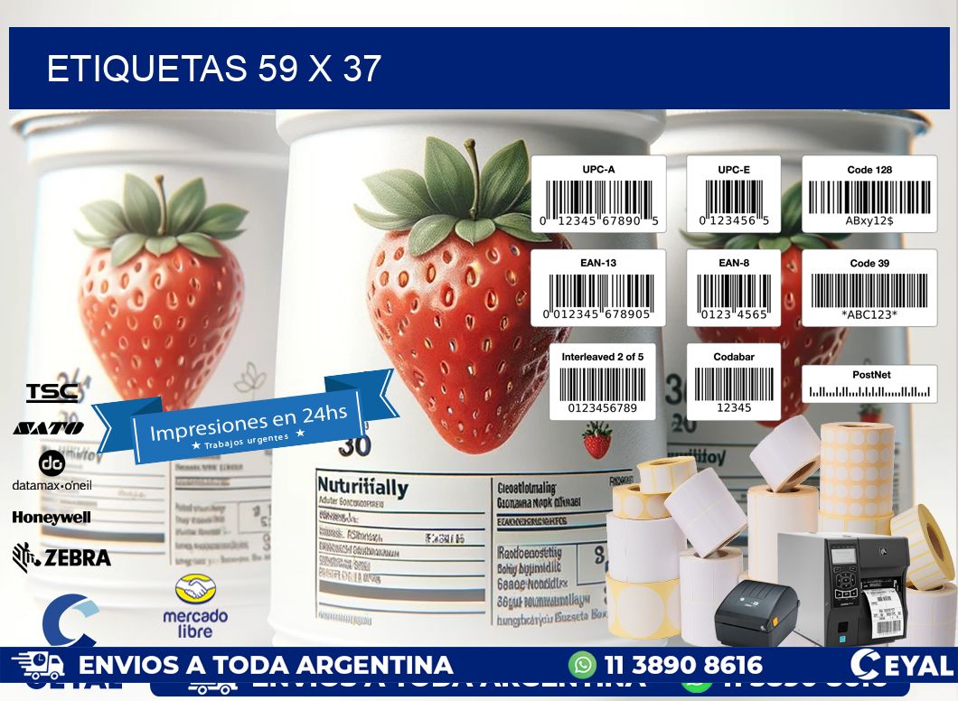 ETIQUETAS 59 x 37