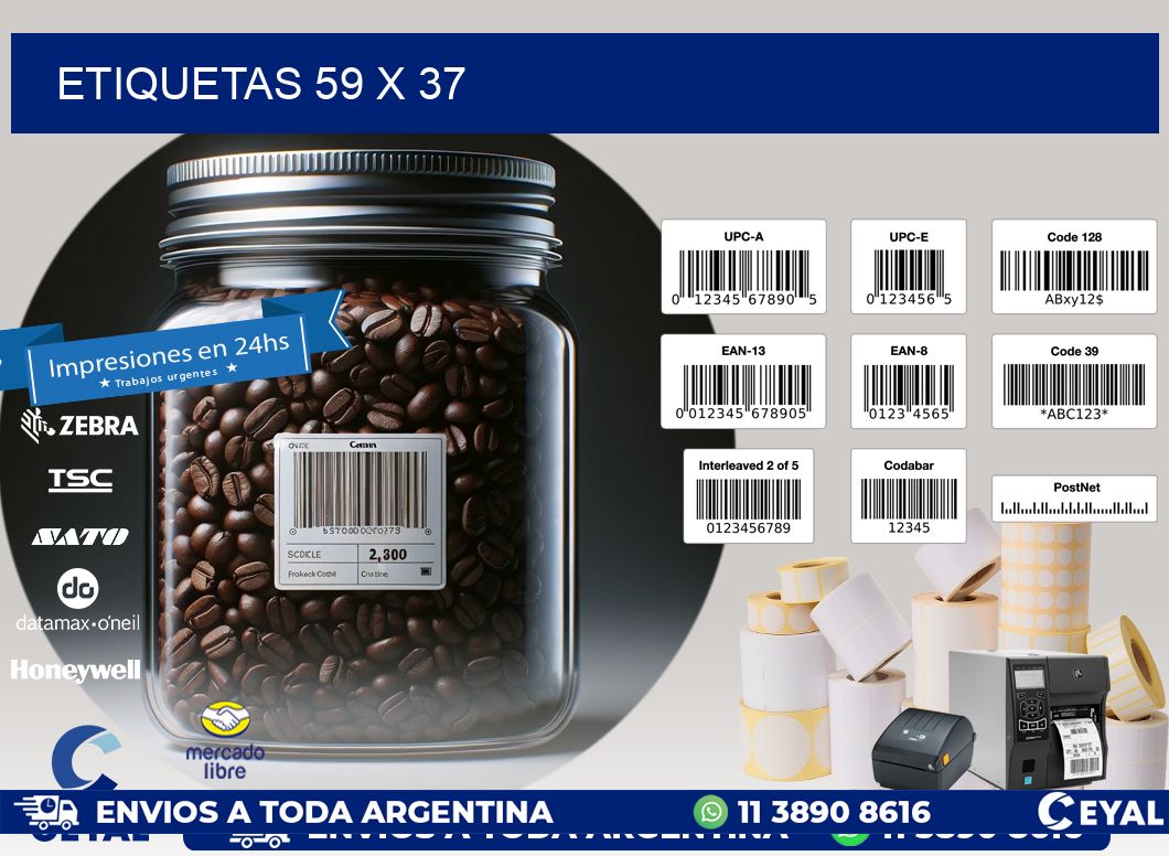 ETIQUETAS 59 x 37
