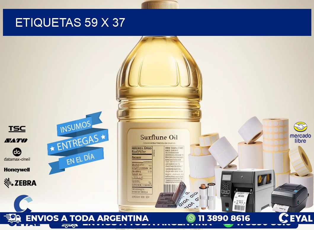 ETIQUETAS 59 x 37