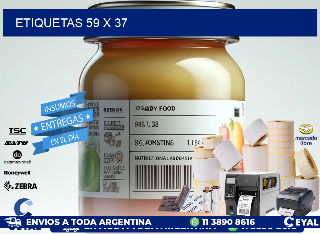 ETIQUETAS 59 x 37