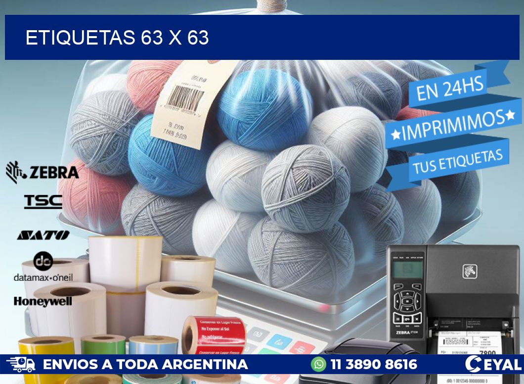 ETIQUETAS 63 x 63