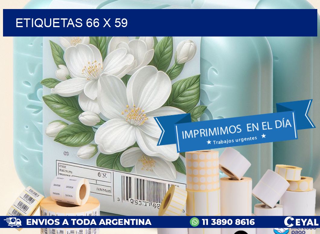 ETIQUETAS 66 x 59