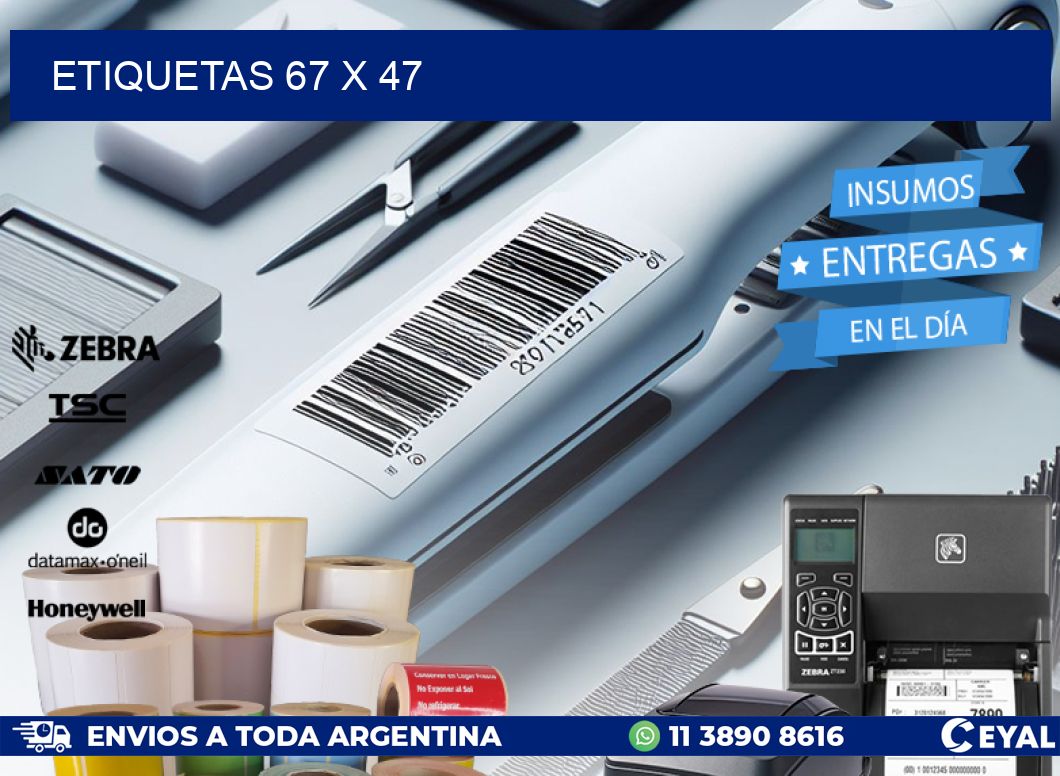 ETIQUETAS 67 x 47
