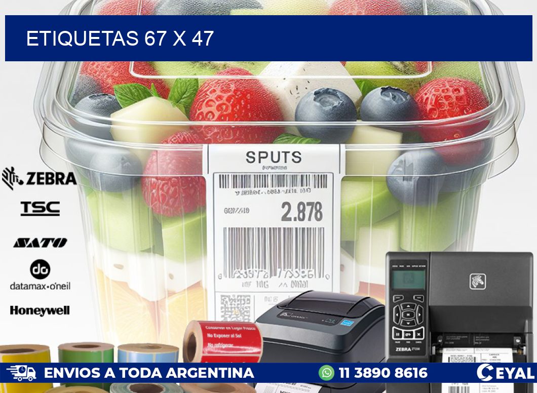 ETIQUETAS 67 x 47