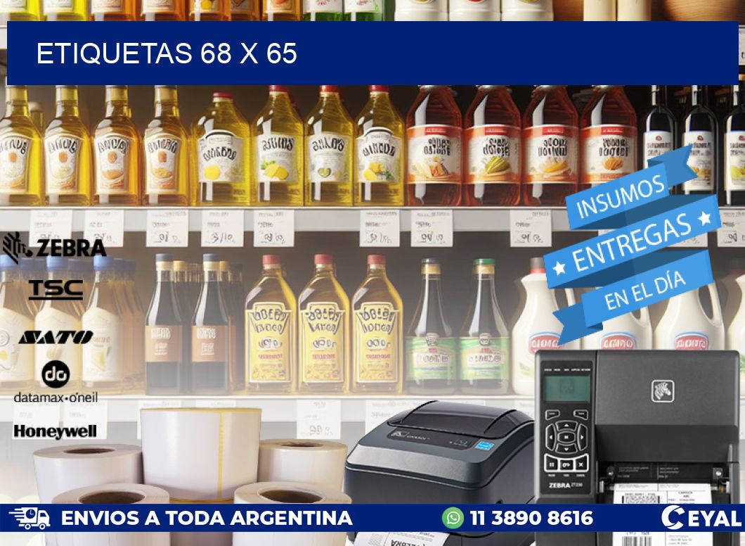 ETIQUETAS 68 x 65