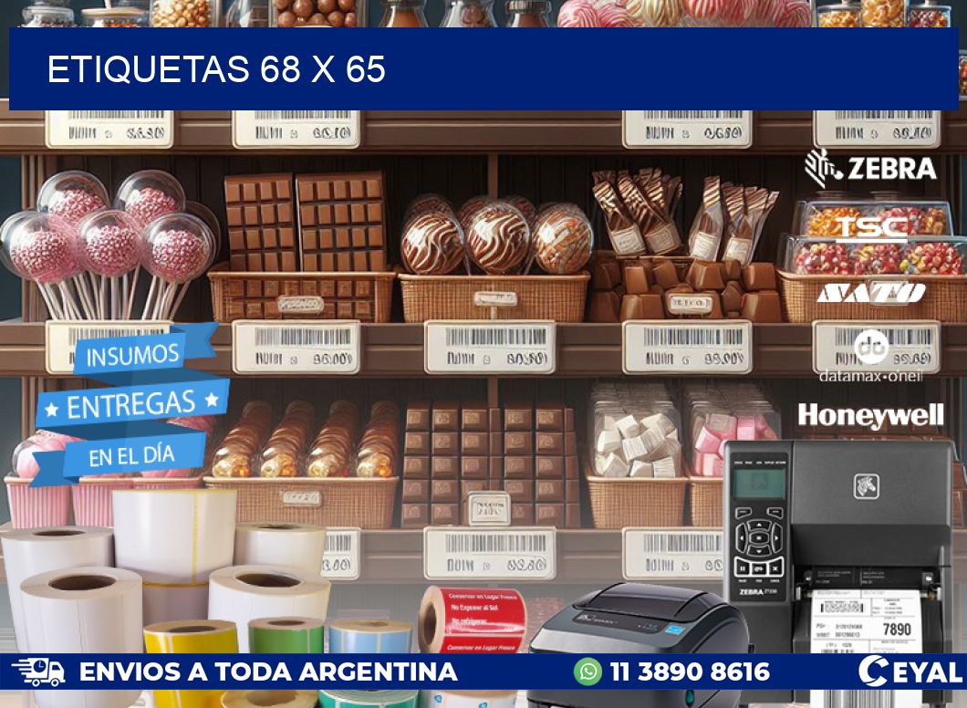 ETIQUETAS 68 x 65