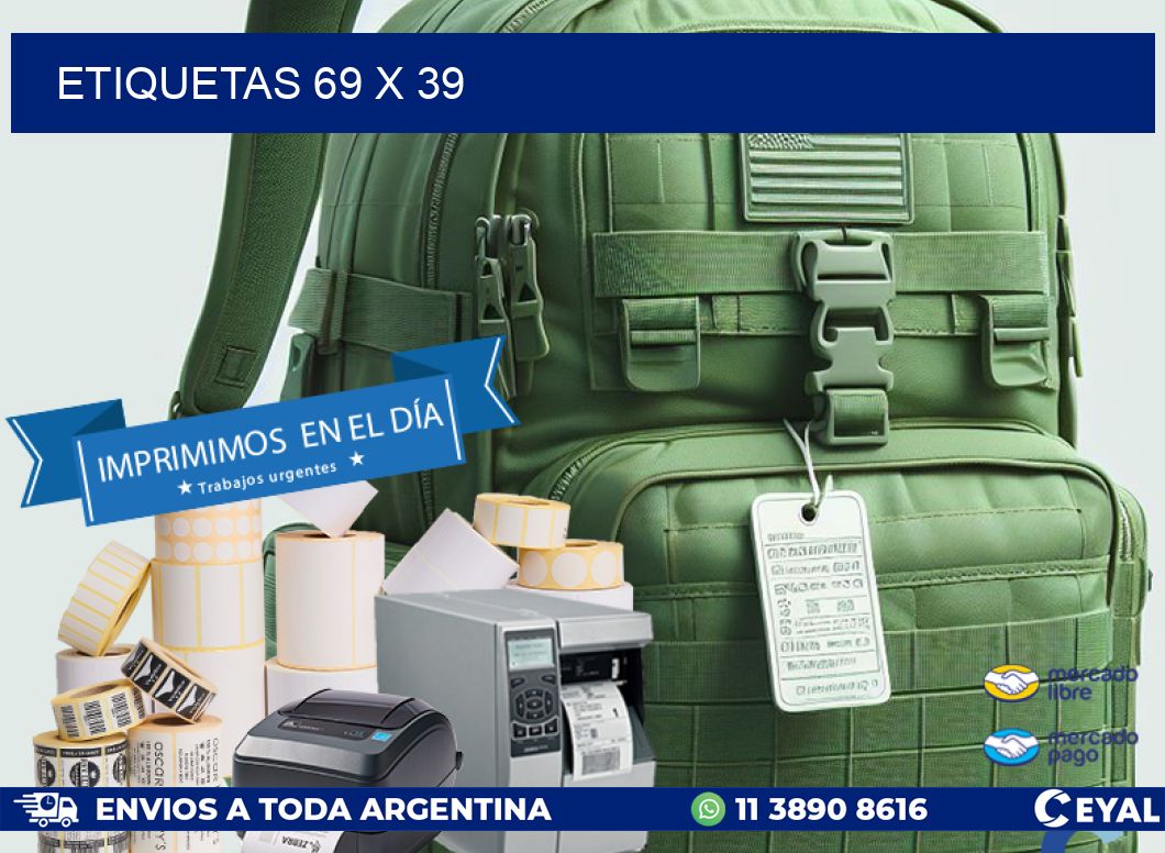 ETIQUETAS 69 x 39