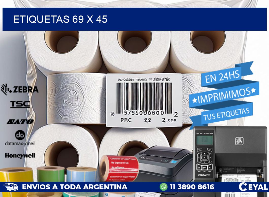 ETIQUETAS 69 x 45