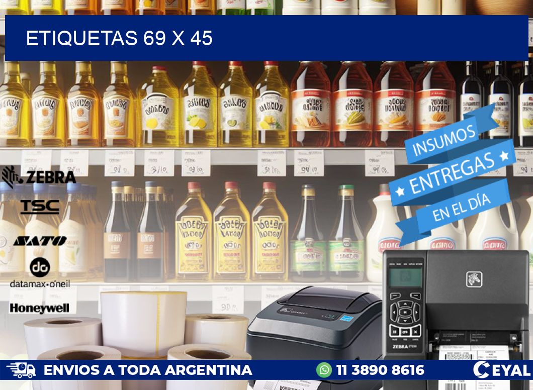 ETIQUETAS 69 x 45