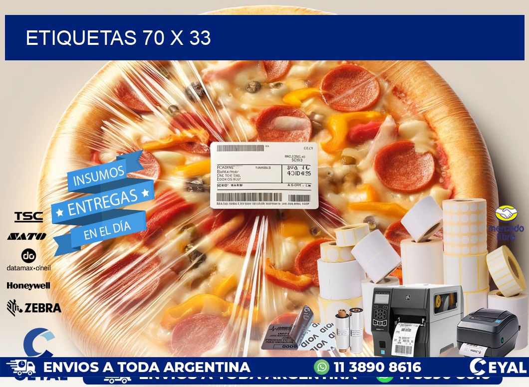ETIQUETAS 70 x 33
