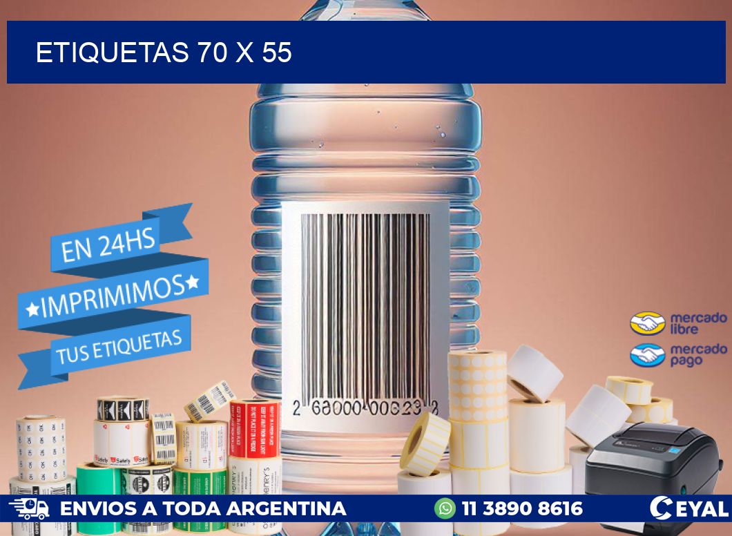 ETIQUETAS 70 x 55