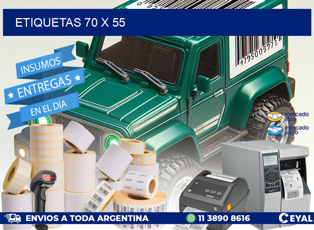 ETIQUETAS 70 x 55