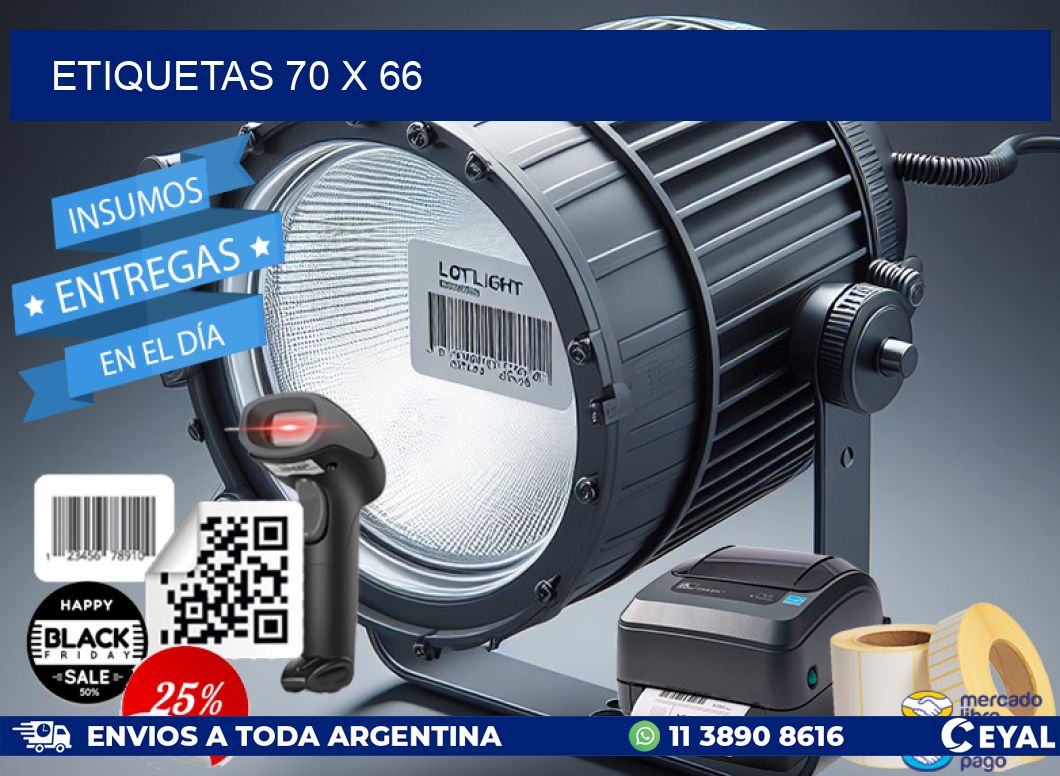 ETIQUETAS 70 x 66
